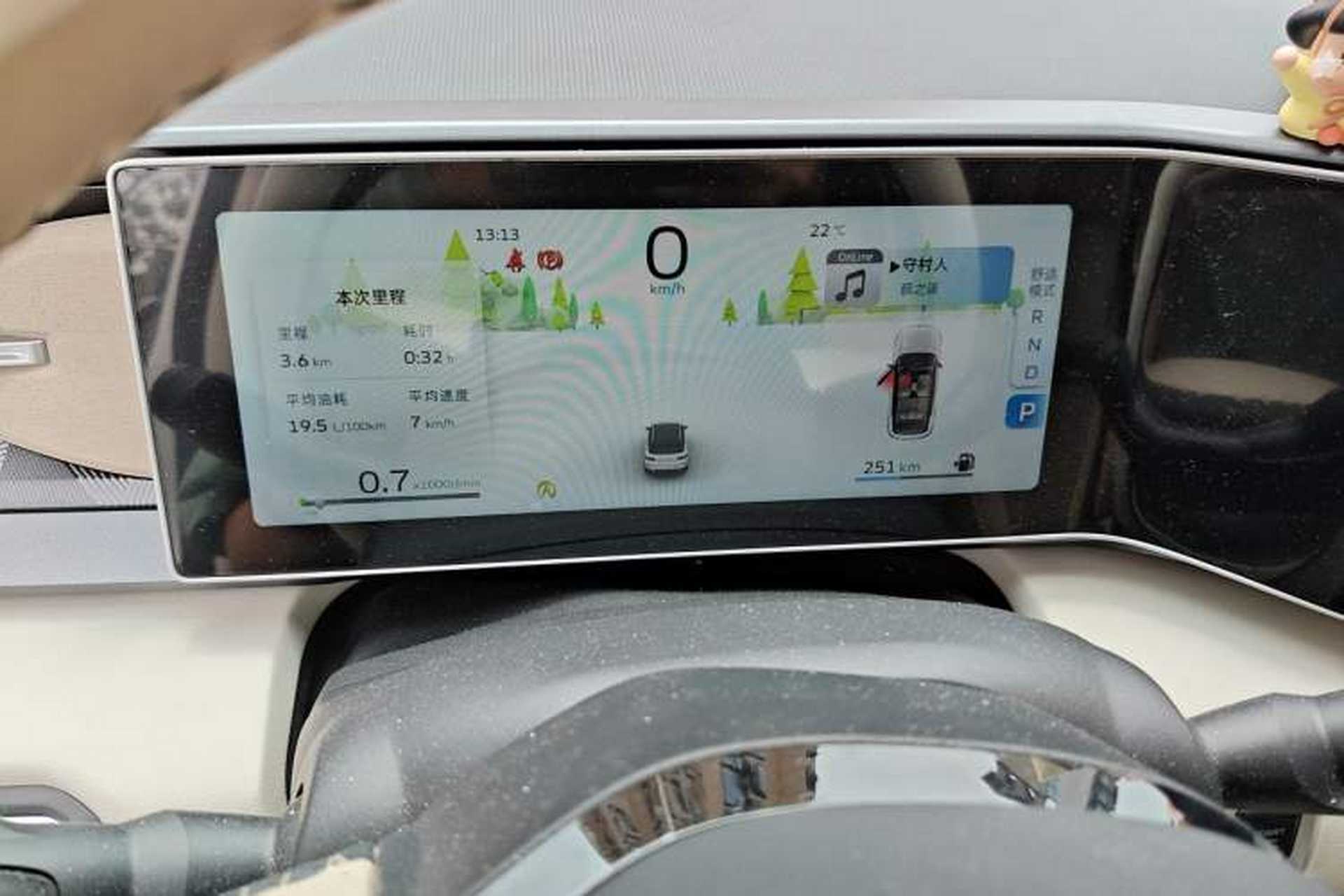 Used Geely Auto icon 2023 1.5TD Chocolate Smoothie Edition Instrument Cluster