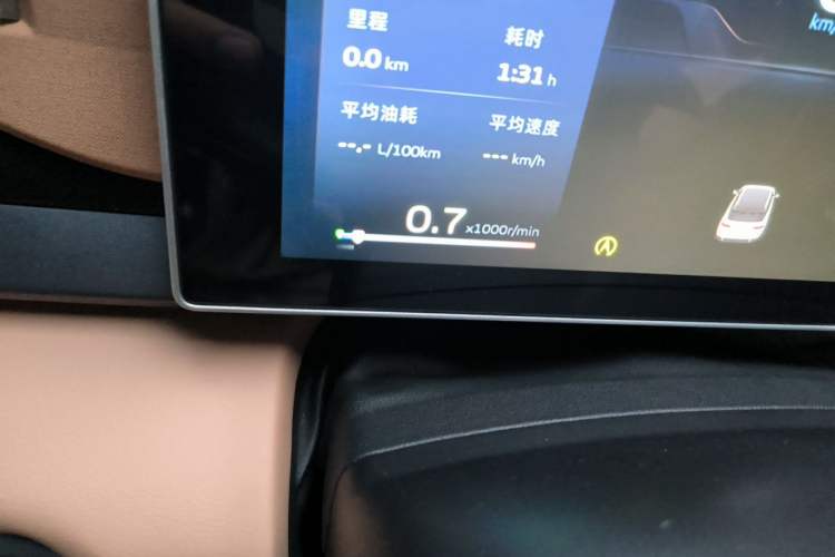 Used Geely Auto icon 2023 1.5TD Chocolate Smoothie Edition Odometer Close Up