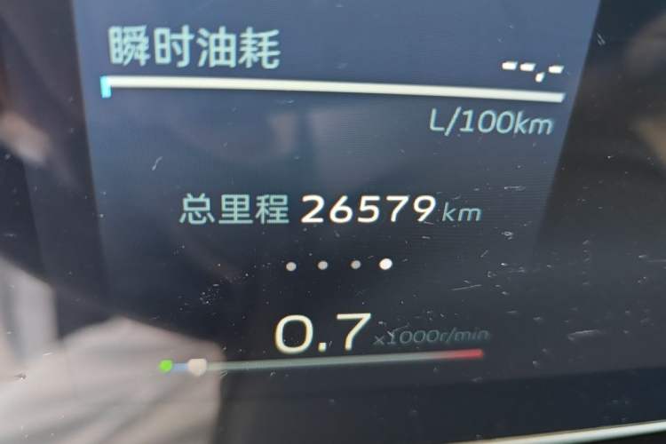Used Geely Auto icon 2023 1.5TD Chocolate Smoothie Edition Odometer Close Up