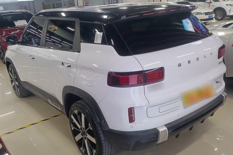 Used Geely Auto icon 2023 1.5TD Chocolate Luxe Edition Rear Left 45 Deg