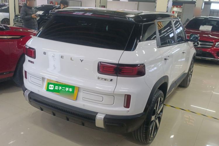 Used Geely Auto icon 2023 1.5TD Chocolate Luxe Edition Rear Right 45 Deg