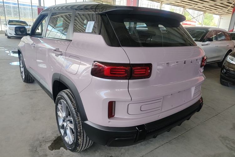 Used Geely Auto icon 2026 Model Chocolate 1.5TD Pure & Refined Edition Rear Left 45 Deg