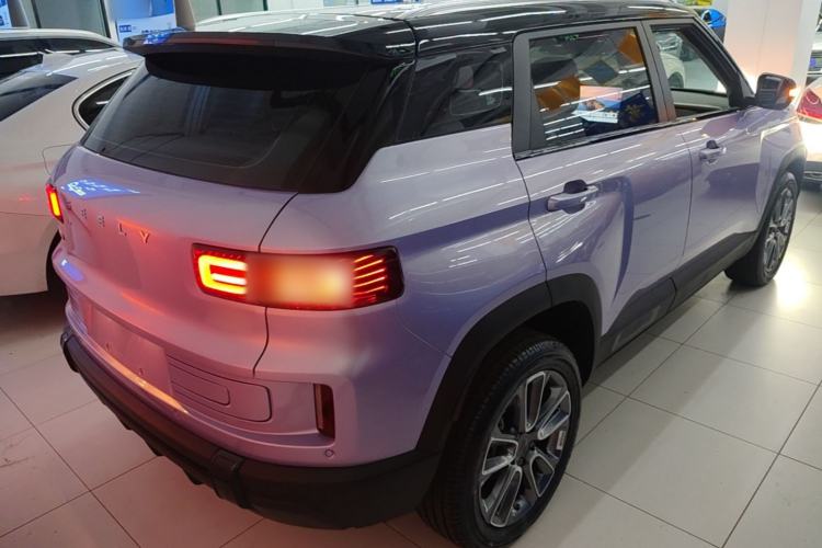 Used Geely Auto icon 2026 Model Chocolate 1.5TD Pure & Ingenious Edition Rear Right 45 Deg