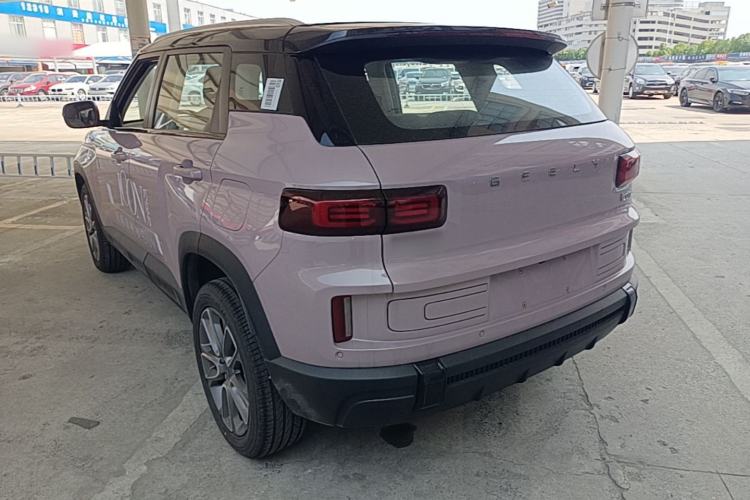 Used Geely Auto icon 2026 Model Chocolate 1.5TD Pure & Refined Edition Rear Left 45 Deg
