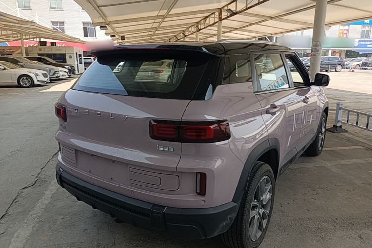Used Geely Auto icon 2026 Model Chocolate 1.5TD Pure & Refined Edition Rear Right 45 Deg