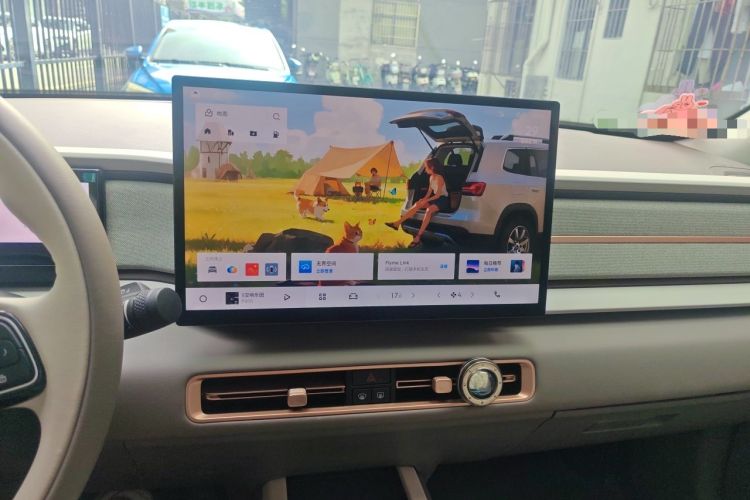Used Geely Auto icon 2026 Model Chocolate 1.5TD Pure & Refined Edition Audio And AC Panel
