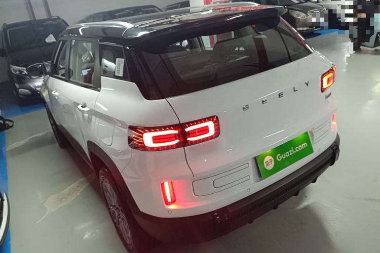 Used Geely Auto icon 2026 Model Chocolate 1.5TD Pure & Refined Edition Rear Left 45 Deg