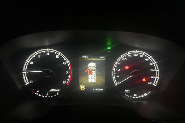 Used Geely Auto Jiajie 2021 1.8TD DCT Comfort Model Odometer Close Up