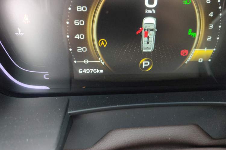 Used Geely Auto Jiajie 2019 1.5TD MHEV DCT Deluxe Edition Odometer Close Up