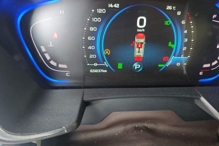 Used Geely Auto Jiajie 2019 1.5TD MHEV DCT Deluxe Edition Odometer Close Up