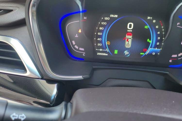 Used Geely Auto Jiajie 2019 1.5TD MHEV DCT Deluxe Edition Odometer Close Up