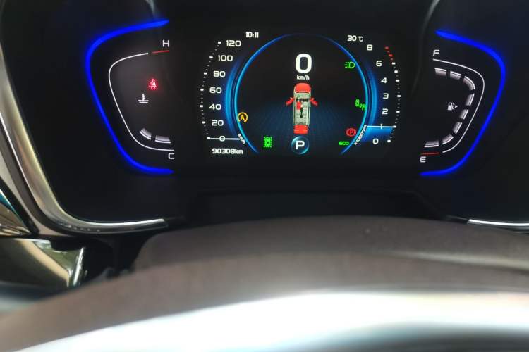 Used Geely Auto Jiajie 2019 1.5TD MHEV DCT Deluxe Edition Odometer Close Up