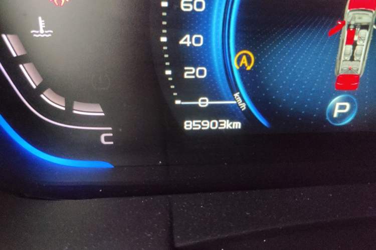 Used Geely Auto Jiajie 2019 1.5TD MHEV DCT Luxury Edition Odometer Close Up