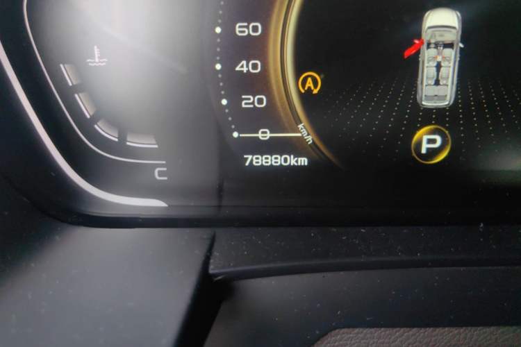 Used Geely Auto Jiajie 2019 1.5TD MHEV DCT Deluxe Edition Odometer Close Up