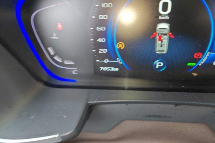 Used Geely Auto Jiajie 2019 1.5TD MHEV DCT Luxury Edition Odometer Close Up