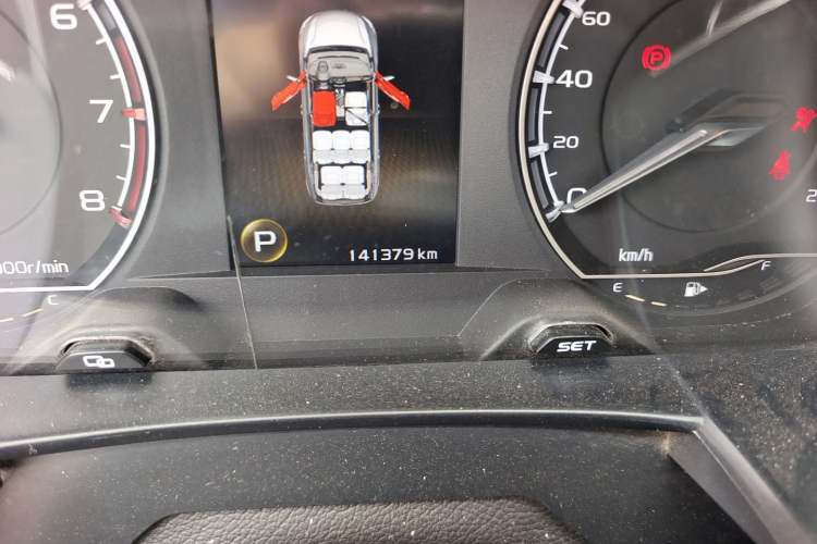 Used Geely Auto Jiajie 2019 1.8TD Automatic Enjoyment Model Odometer Close Up