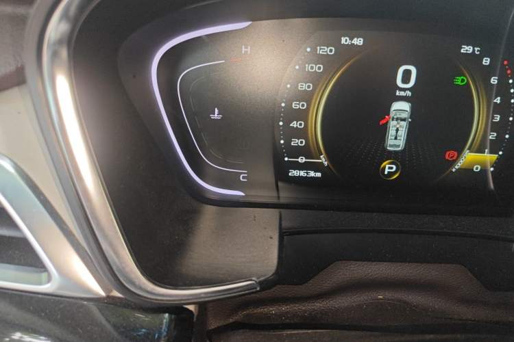 Used Geely Auto Jiajie 2019 1.8TD Automatic Luxury Model Odometer Close Up
