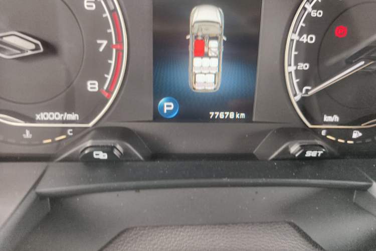 Used Geely Auto Jiajie 2019 1.8TD Automatic Enjoyment Model Odometer Close Up