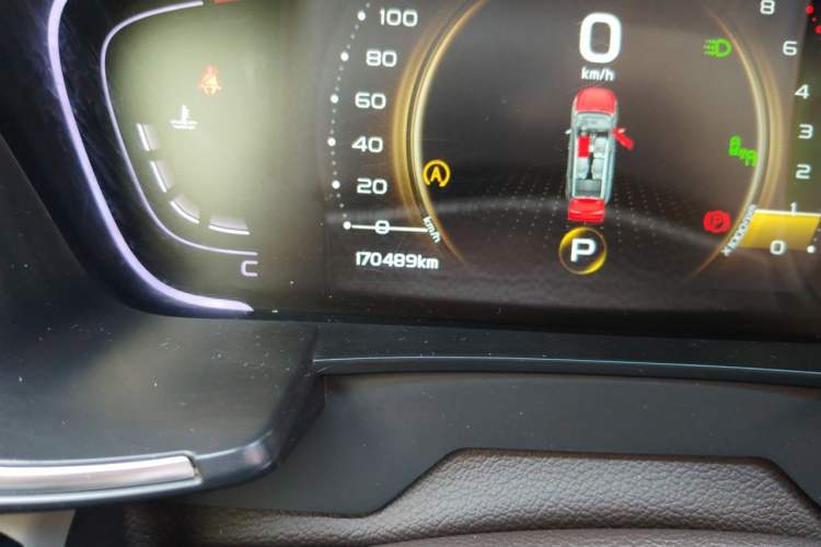 Used Geely Auto Jiajie 2019 1.5TD MHEV DCT Deluxe Edition Odometer Close Up