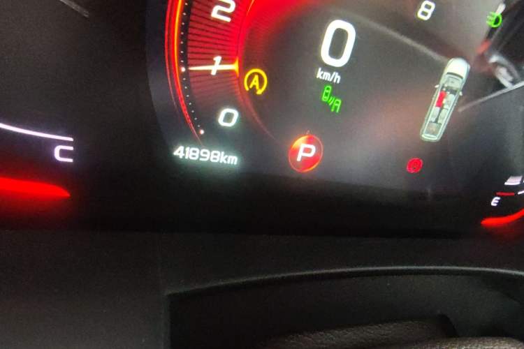 Used Geely Auto Jiajie 2019 1.5TD MHEV DCT Deluxe Edition Odometer Close Up