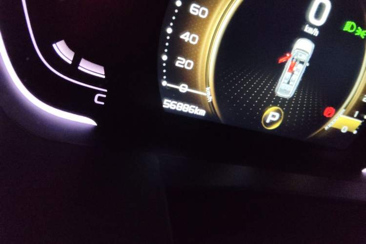 Used Geely Auto Jiajie 2019 1.8TD Automatic Luxury Model Odometer Close Up