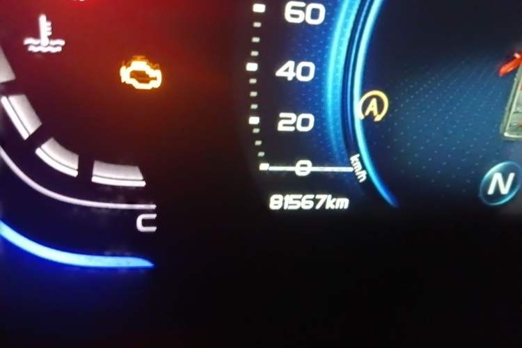 Used Geely Auto Jiajie 2019 1.5TD MHEV DCT Luxury Edition Odometer Close Up