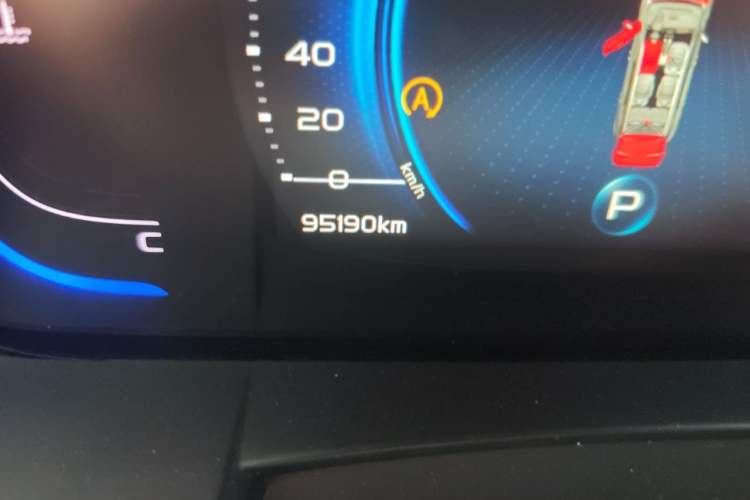 Used Geely Auto Jiajie 2019 1.5TD MHEV DCT Deluxe Edition Odometer Close Up