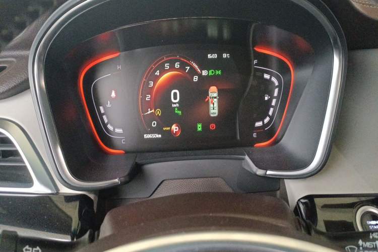Used Geely Auto Jiajie 2019 1.5TD MHEV DCT Deluxe Edition Odometer Close Up