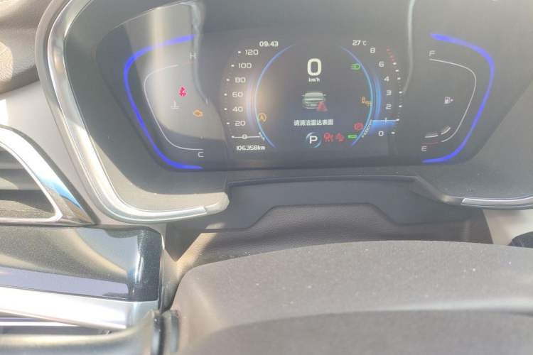 Used Geely Auto Jiajie 2019 1.5TD MHEV DCT Deluxe Edition Odometer Close Up