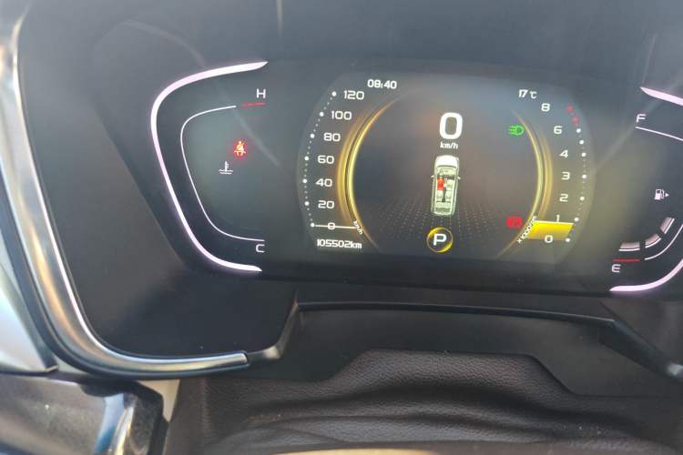 Used Geely Auto Jiajie 2019 1.8TD Automatic Luxury Model Odometer Close Up