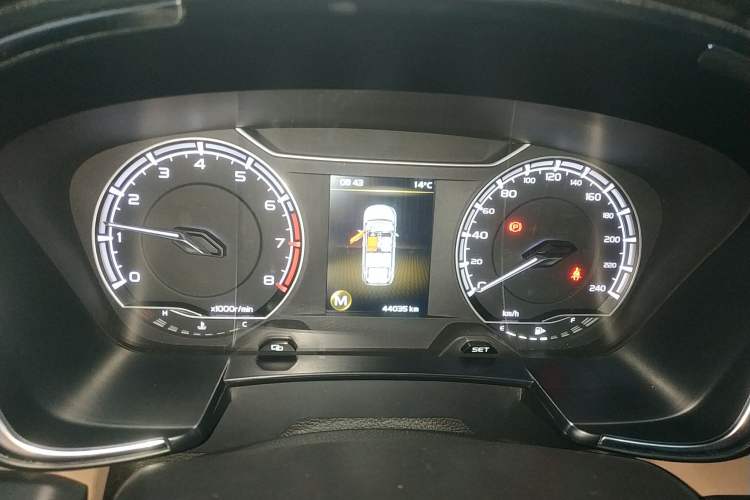 Used Geely Auto Jiajie 2019 1.5TD Manual Comfort Model Instrument Cluster