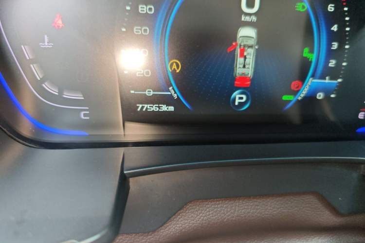Used Geely Auto Jiajie 2019 1.5TD MHEV DCT Deluxe Edition Odometer Close Up