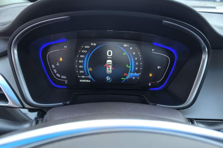 Used Geely Auto Jiajie 2019 1.5TD MHEV DCT Deluxe Edition Odometer Close Up
