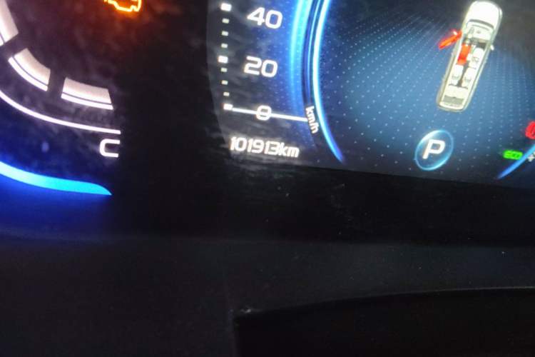 Used Geely Auto Jiajie 2019 1.8TD Automatic Enjoyment Model Odometer Close Up