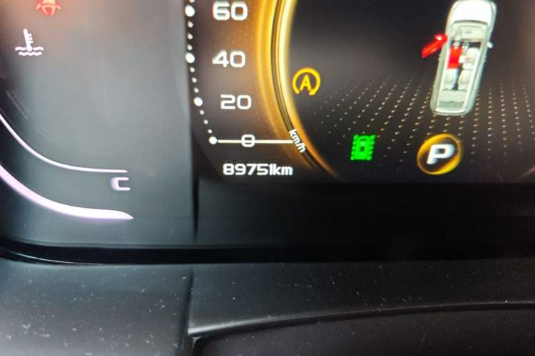 Used Geely Auto Jiajie 2019 1.5TD MHEV DCT Deluxe Edition Odometer Close Up