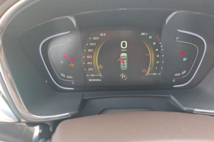 Used Geely Auto Jiajie 2019 1.5TD MHEV DCT Luxury Edition Odometer Close Up