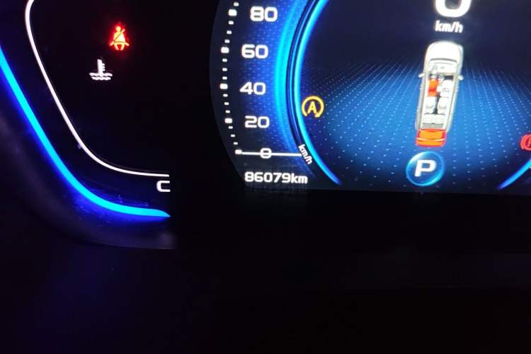 Used Geely Auto Jiajie 2019 1.5TD MHEV DCT Deluxe Edition Odometer Close Up