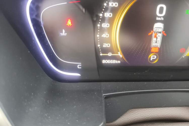 Used Geely Auto Jiajie 2021 1.8TD DCT Luxury Model Odometer Close Up
