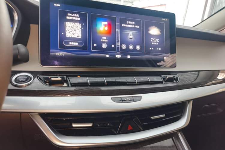 Used Geely Auto Jiajie 2021 1.8TD DCT Luxury Model Audio And AC Panel