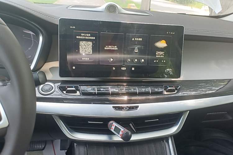 Used Geely Auto Jiajie 2021 1.8TD DCT Luxury Model Audio And AC Panel