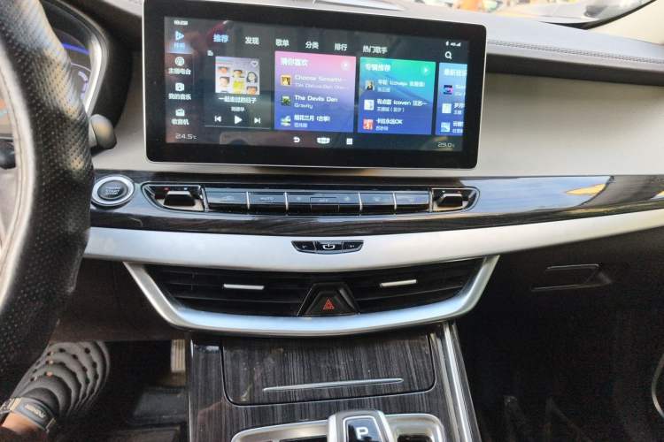 Used Geely Auto Jiajie 2021 1.8TD DCT Luxury Model Audio And AC Panel
