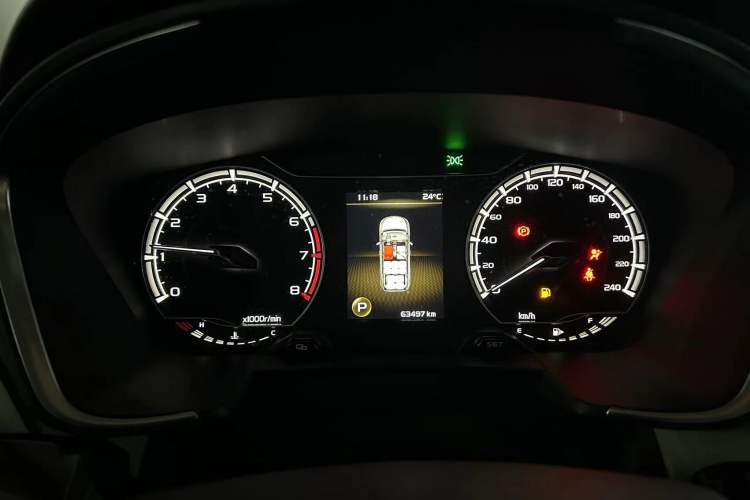 Used Geely Auto Jiajie 2021 1.8TD DCT Comfort Model Odometer Close Up