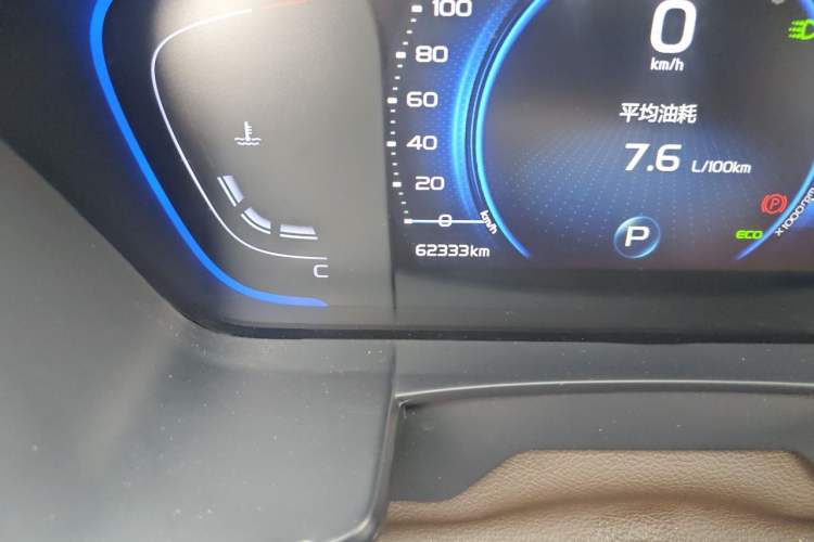 Used Geely Auto Jiajie 2021 1.8TD DCT Luxury Model Odometer Close Up
