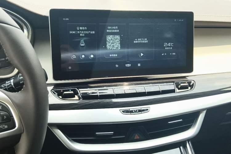 Used Geely Auto Jiajie 2021 1.8TD DCT Luxury Model Audio And AC Panel