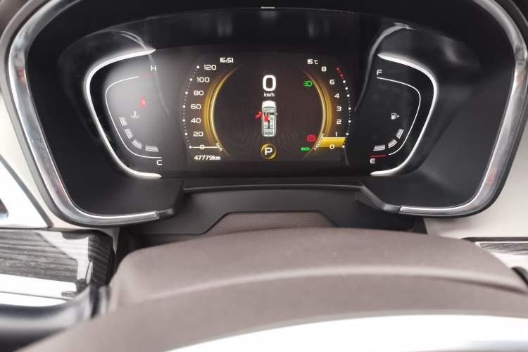 Used Geely Auto Jiajie 2021 1.8TD DCT Luxury Model Odometer Close Up
