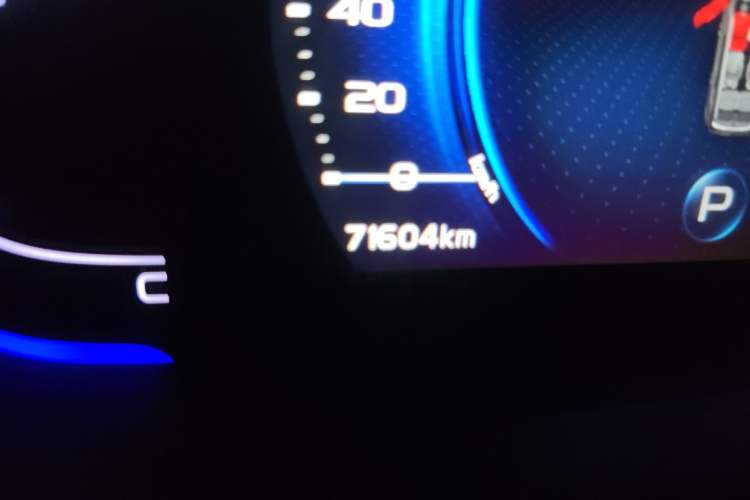 Used Geely Auto Jiajie 2021 1.8TD DCT Luxury Model Odometer Close Up