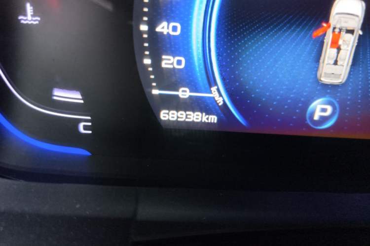 Used Geely Auto Jiajie 2021 1.8TD DCT Luxury Model Odometer Close Up