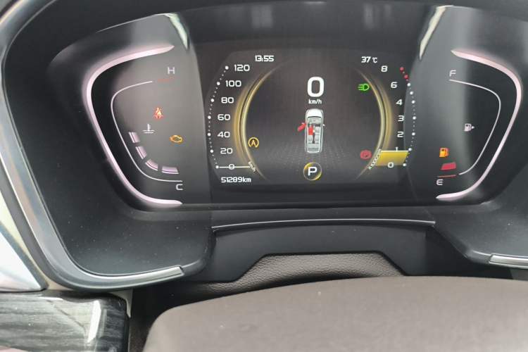 Used Geely Auto Jiajie 2021 Zhiqing 1.5TD DCT Luxury Model Odometer Close Up