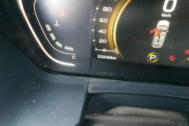 Used Geely Auto Jiajie 2021 1.8TD DCT Luxury Model Odometer Close Up