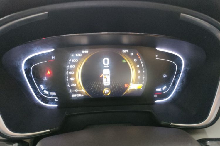 Used Geely Auto Jiajie 2021 1.8TD DCT Luxury Model Odometer Close Up